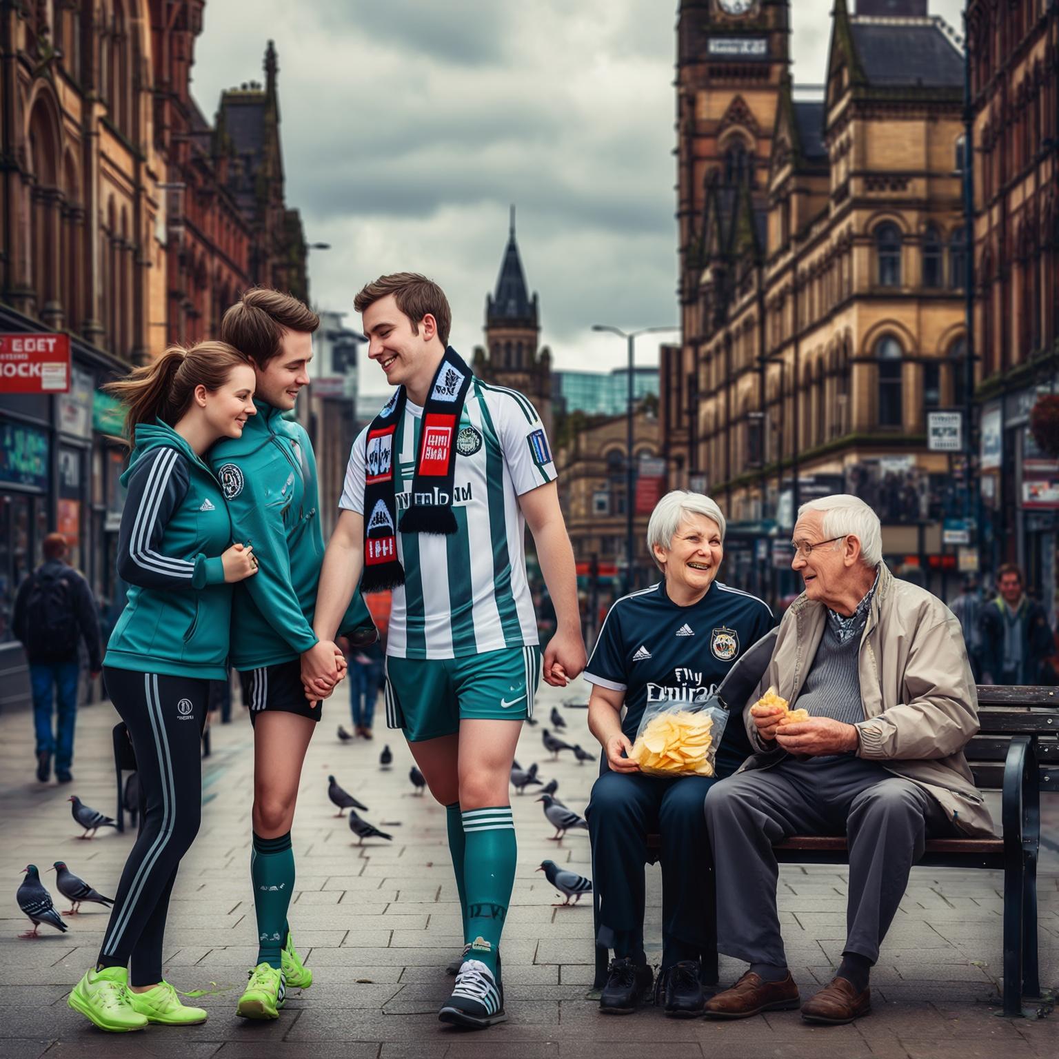 AI Image Generated by Luma Photon: THE MOST STEREOTYPICAL COUPLES IN manchester